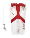OSPREY υδροδοχεία - HYDRAULICS LT 1.5L RESERVOIR II - διαφανές/κόκκινο