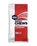 GU διατροφή - ENERGY CHEWS 60 g STRAWBERRY
