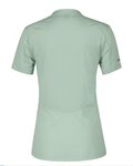 SCOTT κοντομάνικες φανέλα - TRAIL FLOW ZIP SS W - ανοιχτό πράσινο