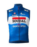 CASTELLI γιλέκα - SOUDAL QUICK-STEP 2024 PRO LIGHT WIND - μπλε/λευκό/κόκκινο