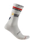 CASTELLI κάλτσες κλασικές - ROSSO CORSA PRO 18 SOUDAL QUICK-STEP 2026 - λευκό