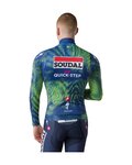 CASTELLI θερινές μακρυμάνικες φανέλες - MID WEIGHT 2 LS TEAM SOUDAL QUICK-STEP 2026 - μπλε