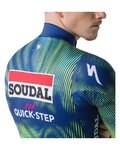 CASTELLI θερινές μακρυμάνικες φανέλες - MID WEIGHT 2 LS TEAM SOUDAL QUICK-STEP 2026 - μπλε