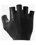 CASTELLI γάντια με κοντά δάχτυλο - ESPRESSO - μαύρο