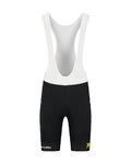 RAPIDGEAR κοντά παντελόνια με τιράντες - VISMA TDF25 REPLICA BIBSHORT - μαύρο