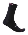 CASTELLI κάλτσες κλασικές - GIRO LOGO 18 - μαύρο