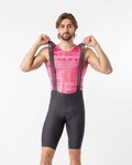 CASTELLI κοντά παντελόνια με τιράντες - GIRO TROFEO 2 - γκρί