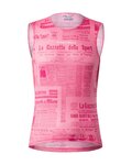 CASTELLI αμάνικα μπλουζάκια - GAZZETTA DELLO SPORT - ροζ