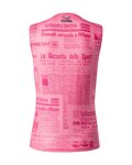 CASTELLI αμάνικα μπλουζάκια - GAZZETTA DELLO SPORT - ροζ