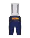 SANTINI κοντά παντελόνια με τιράντες - TREK FACTORY RACING 2025 - μπλε
