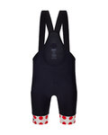 SANTINI κοντά παντελόνια με τιράντες - TOUR DE FRANCE - BIB SHORTS - μαύρο