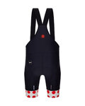 SANTINI κοντά παντελόνια με τιράντες - TOUR DE FRANCE - BIB SHORTS - μαύρο