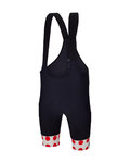 SANTINI κοντά παντελόνια με τιράντες - TOUR DE FRANCE - BIB SHORTS - μαύρο