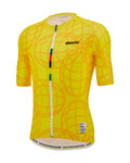 SANTINI κοντομάνικες φανέλα - UCI GOODWOOD 1982 - κίτρινο