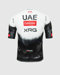 PISSEI κοντομάνικες φανέλα - UAE TEAM EMIRATES 2025 REPLICA - λευκό/μαύρο