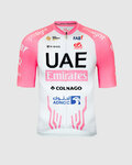 PISSEI κοντομάνικες φανέλα - UAE TEAM EMIRATES REPLICA GIRO D'ITALIA 2024 - λευκό/ροζ