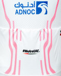 PISSEI κοντομάνικες φανέλα - UAE TEAM EMIRATES REPLICA GIRO D'ITALIA 2024 - λευκό/ροζ