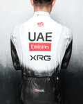 PISSEI χειμερινές μακρυμάνικες φανέλες - UAE TEAM EMIRATES - XRG 2025 REPLICA - λευκό/μαύρο