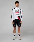 PISSEI θερινές μακρυμάνικες φανέλες - UAE TEAM EMIRATES - XRG 2026 REPLICA - λευκό/κόκκινο/μαύρο