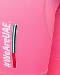 PISSEI κοντά παντελόνια με τιράντες - UAE TEAM EMIRATES 2024 REPLICA SANREMO - GIRO 24 - ροζ