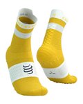 COMPRESSPORT κάλτσες κλασικές - PRO RACING SOCKS V4.0 RUN - κίτρινο
