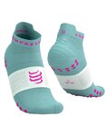 COMPRESSPORT καλτσάκια - PRO RACING SOCKS V4.0 RUN - τιρκουάζ