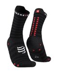 COMPRESSPORT κάλτσες κλασικές - PRO RACING SOCKS V4.0 ULTRALIGHT RUN - μαύρο