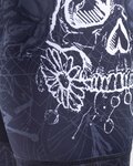 ALÉ κοντά παντελόνια με τιράντες - SKULL - μαύρο