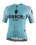 BIANCHI MILANO κοντομάνικες φανέλα - ALTANA LADY - γαλάζιο