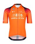 BIORACER κοντομάνικες φανέλα - INEOS GRENADIERS 2023 ICON TRAINING - μπλε/πορτοκαλί