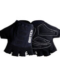 BIOTEX γάντια με κοντά δάχτυλο - MESH RACE  - μαύρο