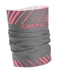 CASTELLI μαντήλι λαιμού - ARRIVO 3 THERMO - γκρί/ροζ
