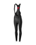 CASTELLI μακριά παντελόνια με τιράντες - VELOCISSIMA LADY WNT - μαύρο