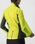 CASTELLI αντιανεμικά μπουφάν - SQUADRA STRECH LADY - κίτρινο