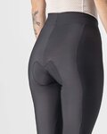 CASTELLI μακριά παντελόνια χωρίς τιράντες - VELOCISSIMA THERM W - μαύρο