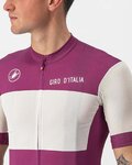CASTELLI κοντομάνικες φανέλα - GIRO D'ITALIA 2024 - λευκό/μωβ