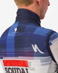CASTELLI γιλέκα - SOUDAL QUICK-STEP 23 - λευκό/μπλε