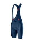 CASTELLI κοντά παντελόνια με τιράντες - COMPETIZIONE - μπλε