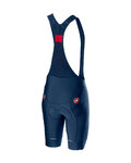 CASTELLI κοντά παντελόνια με τιράντες - COMPETIZIONE - μπλε