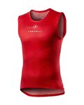 CASTELLI αμάνικα μπλουζάκια - PRO MESH - κόκκινο
