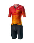 CASTELLI Ολόσωμες φόρμες - PR SPEED - κόκκινο/μαύρο