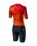 CASTELLI Ολόσωμες φόρμες - PR SPEED - κόκκινο/μαύρο