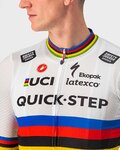 CASTELLI κοντομάνικες φανέλα - QUICK-STEP 2022 COMPETIZIONE - ιριδίζον/λευκό