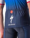 CASTELLI κοντομάνικες φανέλα - QUICK-STEP 2022 COMPETIZIONE - μπλε/λευκό