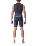 CASTELLI κοντά παντελόνια με τιράντες - QUICK-STEP 2022 - μπλε