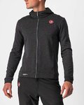 CASTELLI φούτερ - MILANO FZ FLEECE - μαύρο