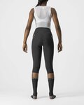 CASTELLI Παντελόνια ¾ χωρίς τιράντες - VELOCISSIMA 3 LADY - μαύρο/ασημένιο