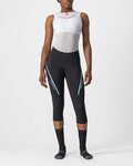 CASTELLI Παντελόνια ¾ χωρίς τιράντες - VELOCISSIMA 3 LADY - γαλάζιο/μαύρο