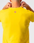CASTELLI κοντομάνικα μπλουζάκια - VENTAGLIO TEE - κίτρινο
