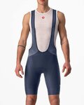 CASTELLI κοντά παντελόνια με τιράντες - ENDURANCE 3 - μπλε